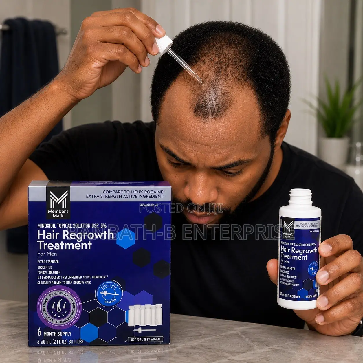 The Daily Hair-Care Essential Members Mark 5% Minoxidil Hair Regrowth