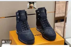 Louis Vuitton Monogram High-Top Sneakers