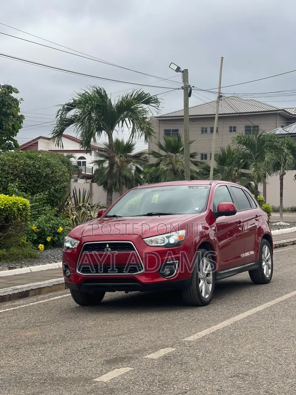 Mitsubishi Outlander SE 4dr SUV AWD (2.4L 4cyl CVT) 2015 Red