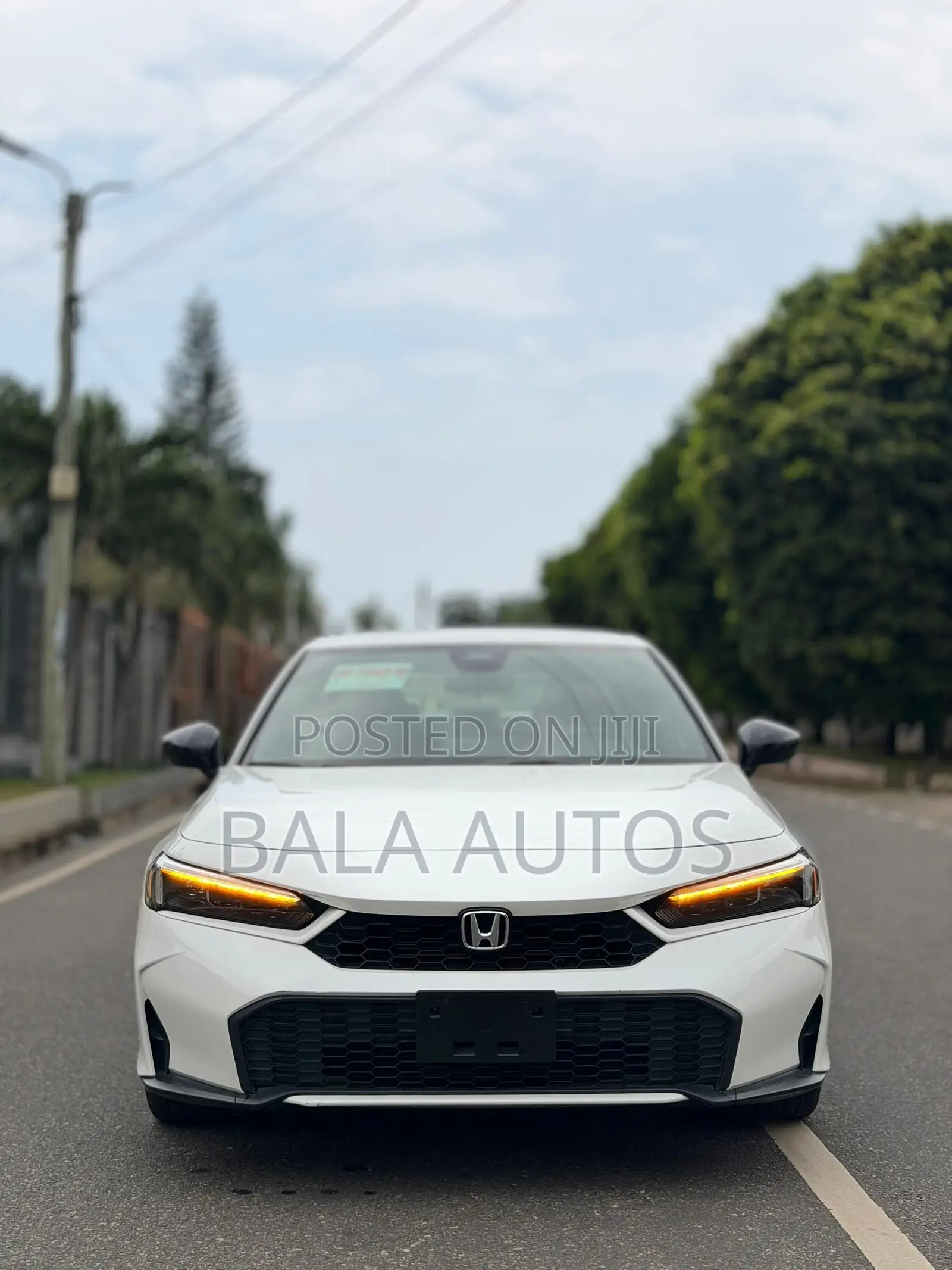 Honda Civic Sport Hybrid Hatchback 2026 White