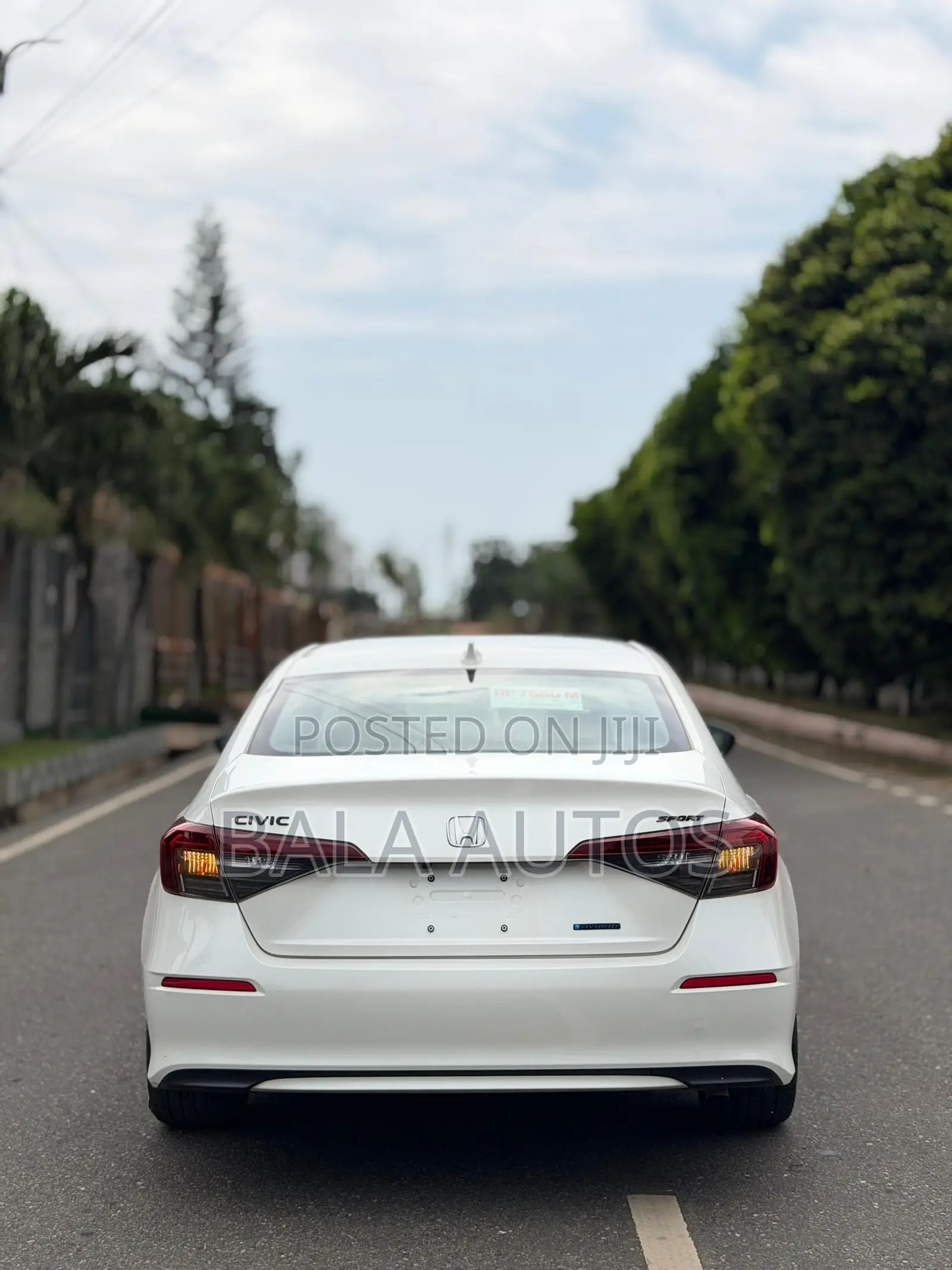 Honda Civic Sport Hybrid Hatchback 2026 White
