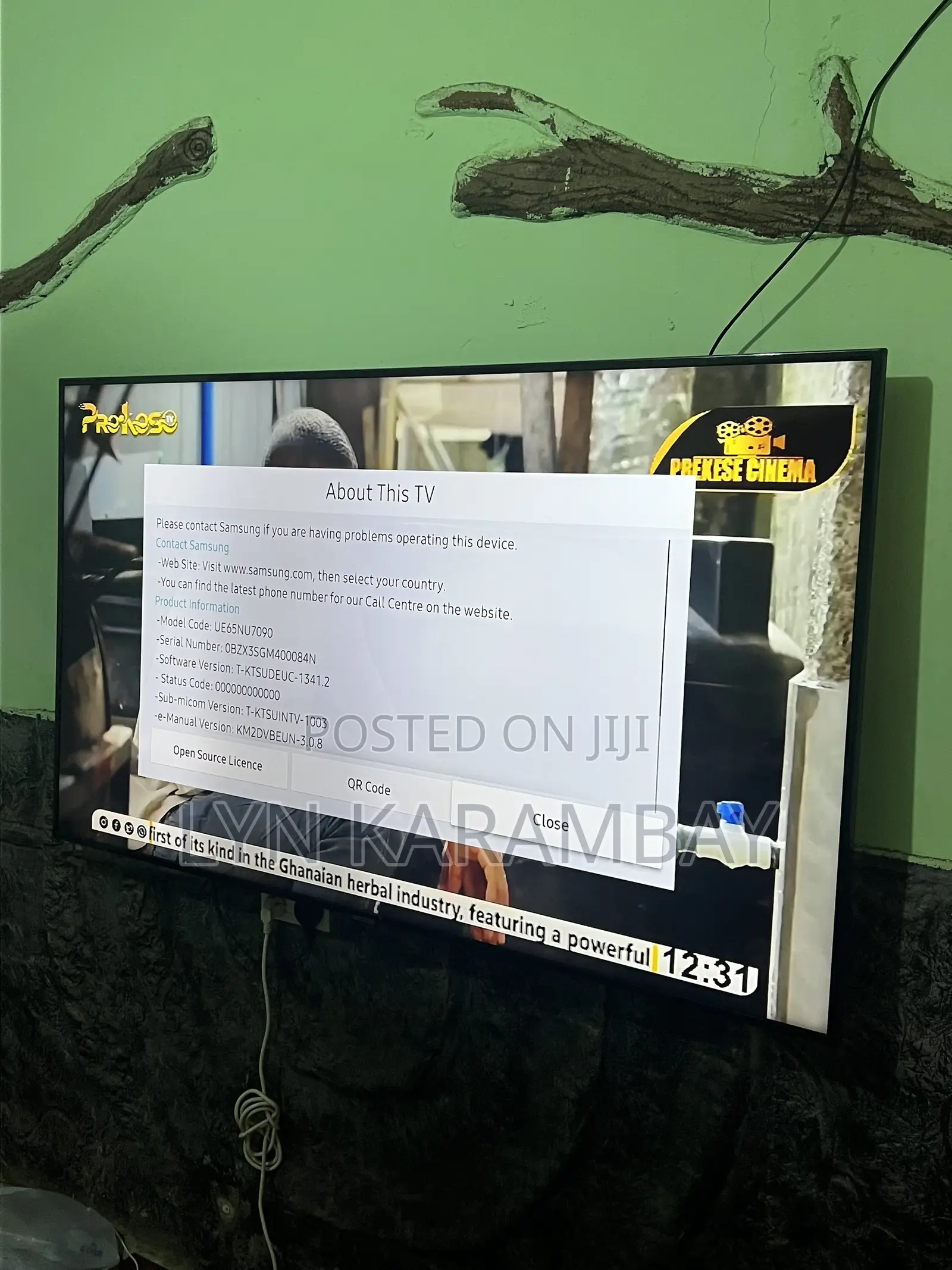 Samsung 65” Inches Smart 4k