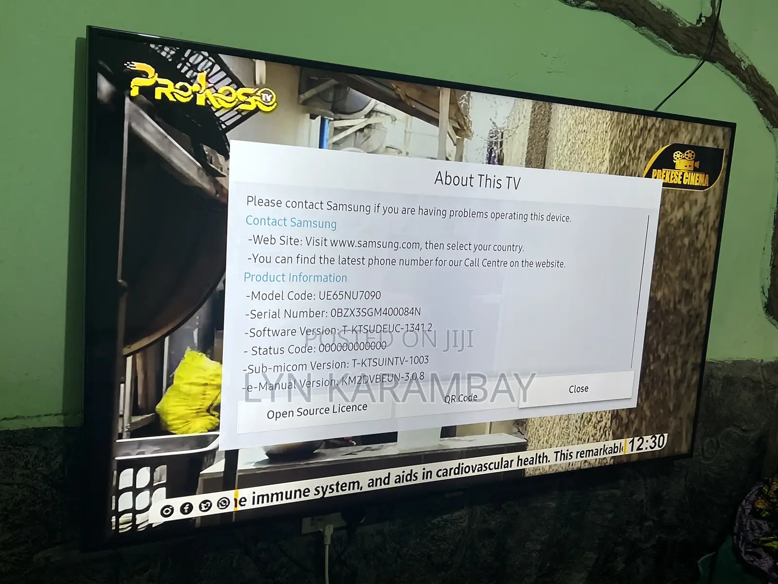 Samsung 65” Inches Smart 4k