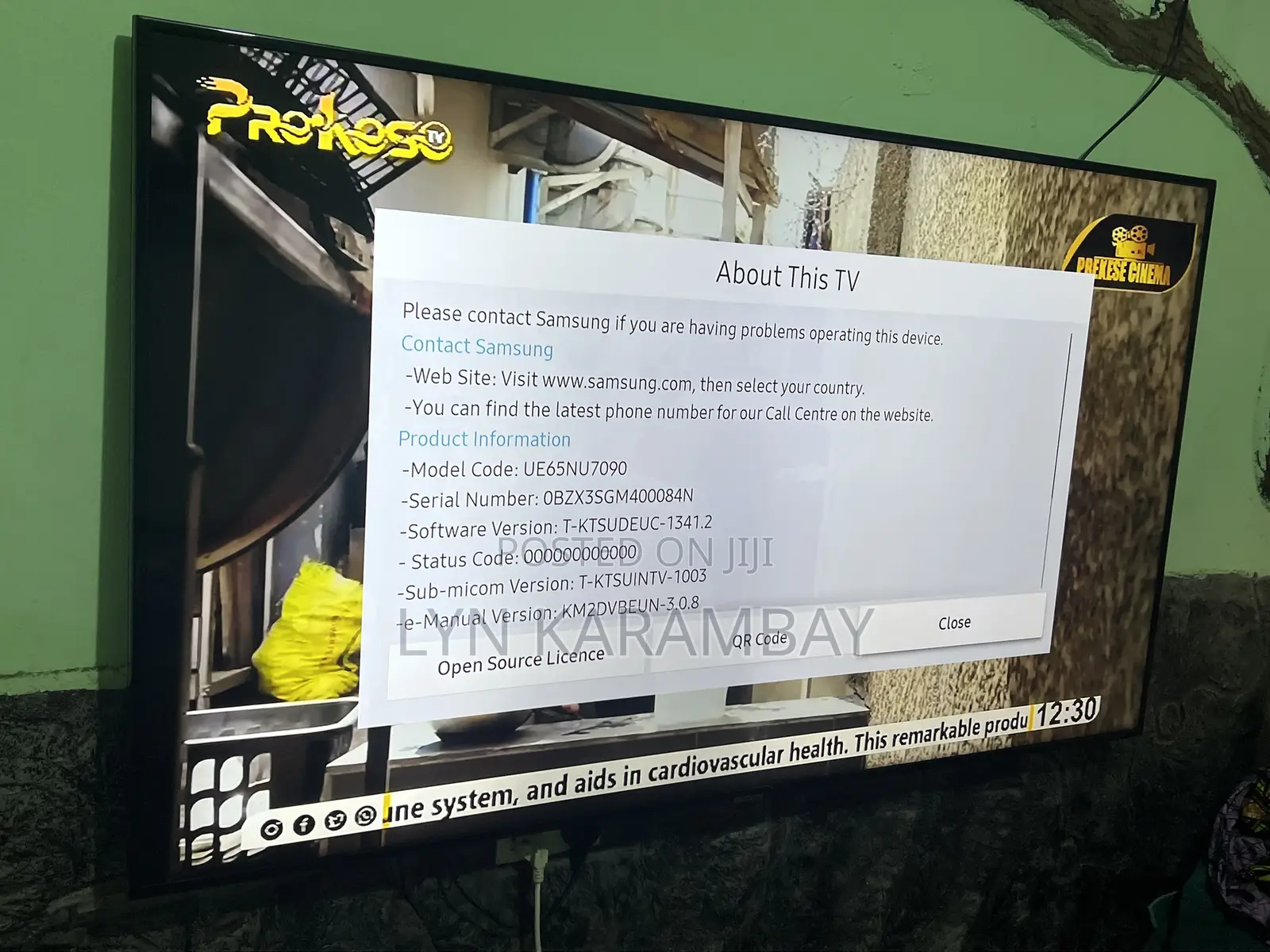Samsung 65” Inches Smart 4k