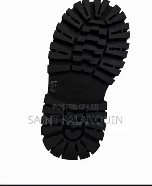 Black Balenciaga Giant Boots Featuring an Exaggerated, Ultra-Round