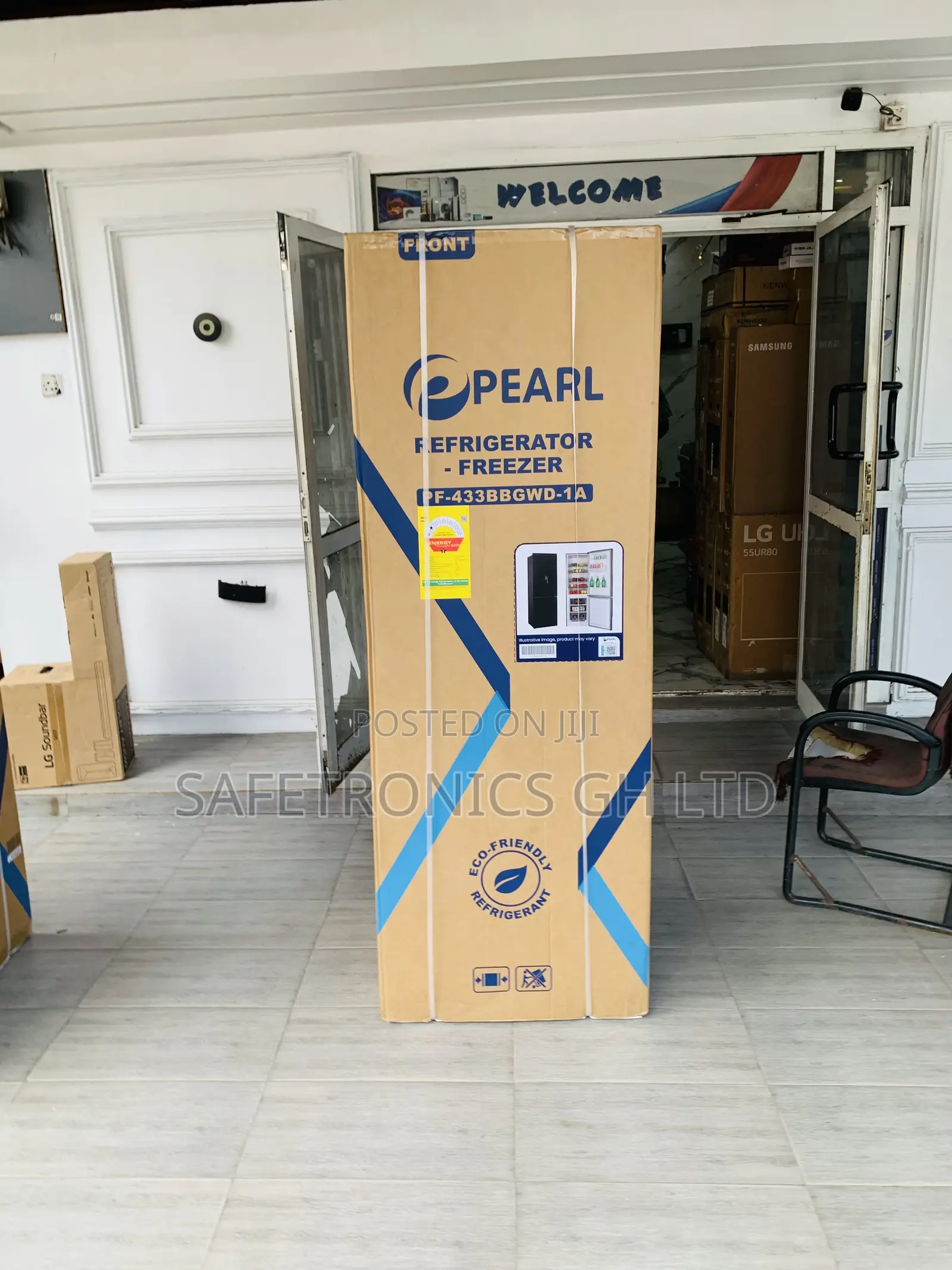Choose New Pearl 2door Fridge Pf-433bbgwd-1a
