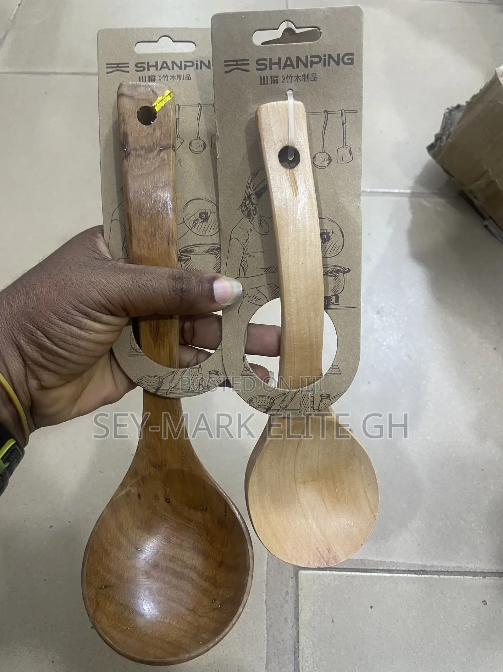 2pcs Bamboo /Wooden Laddle Set