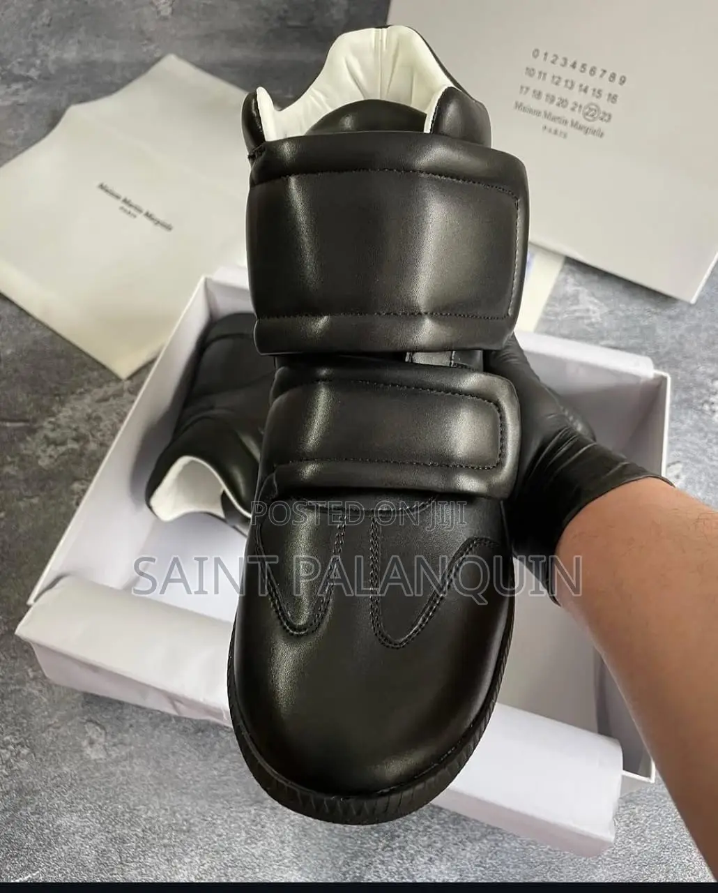 Maison Margiela Clinic Sneakers Distinctive Oversized Velcro Strap