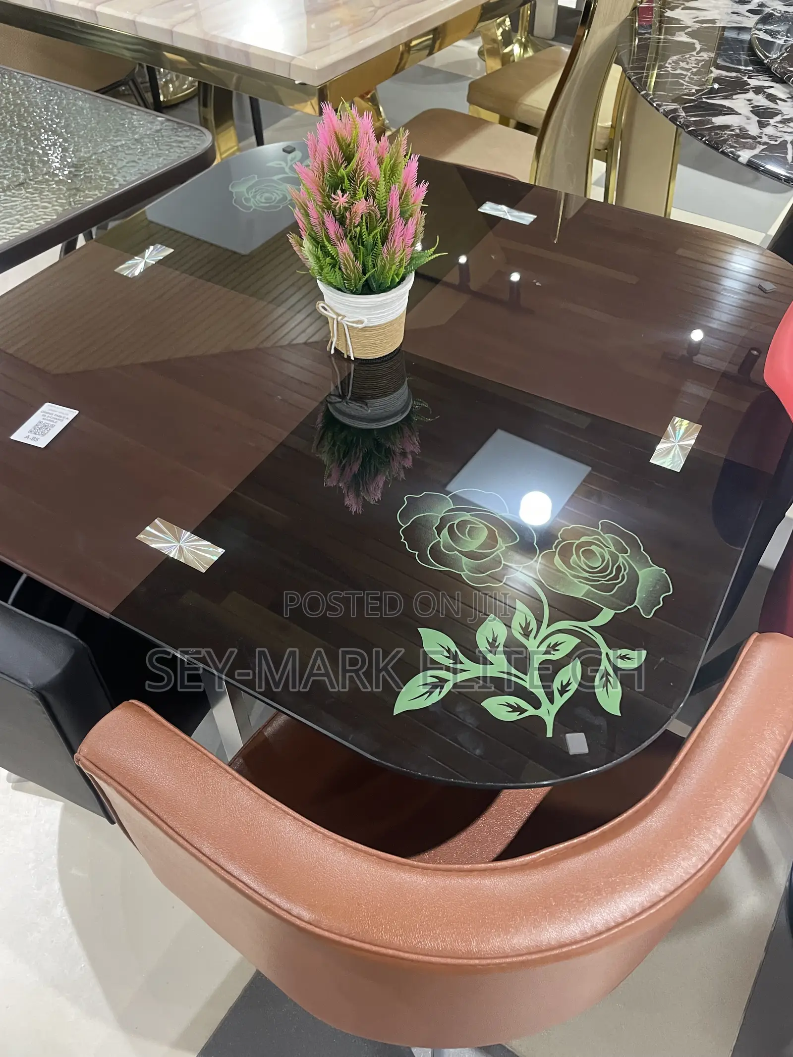 Stylish Glass Dinning Table Set(4 Seater)