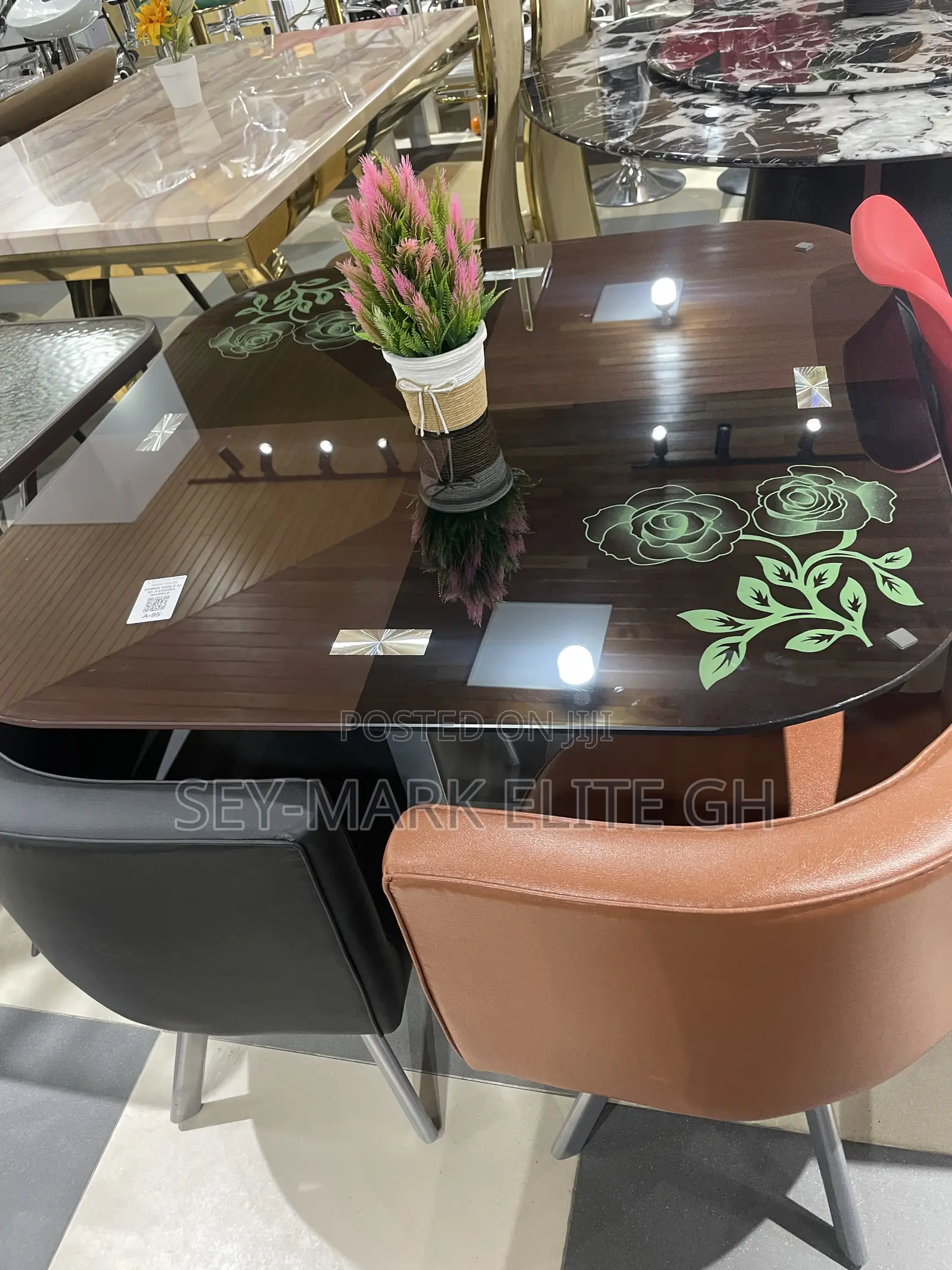 Stylish Glass Dinning Table Set(4 Seater)