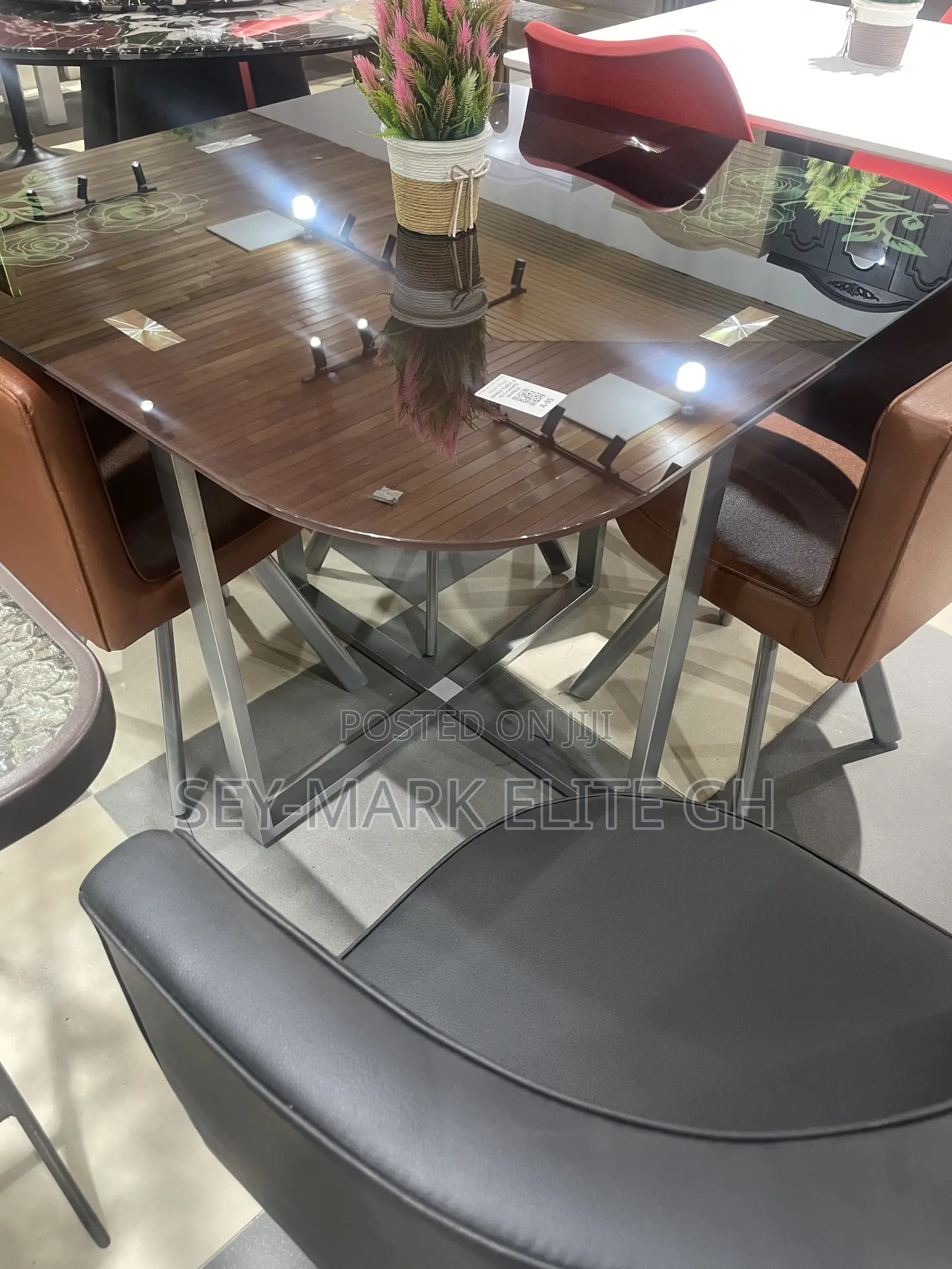 Stylish Glass Dinning Table Set(4 Seater)