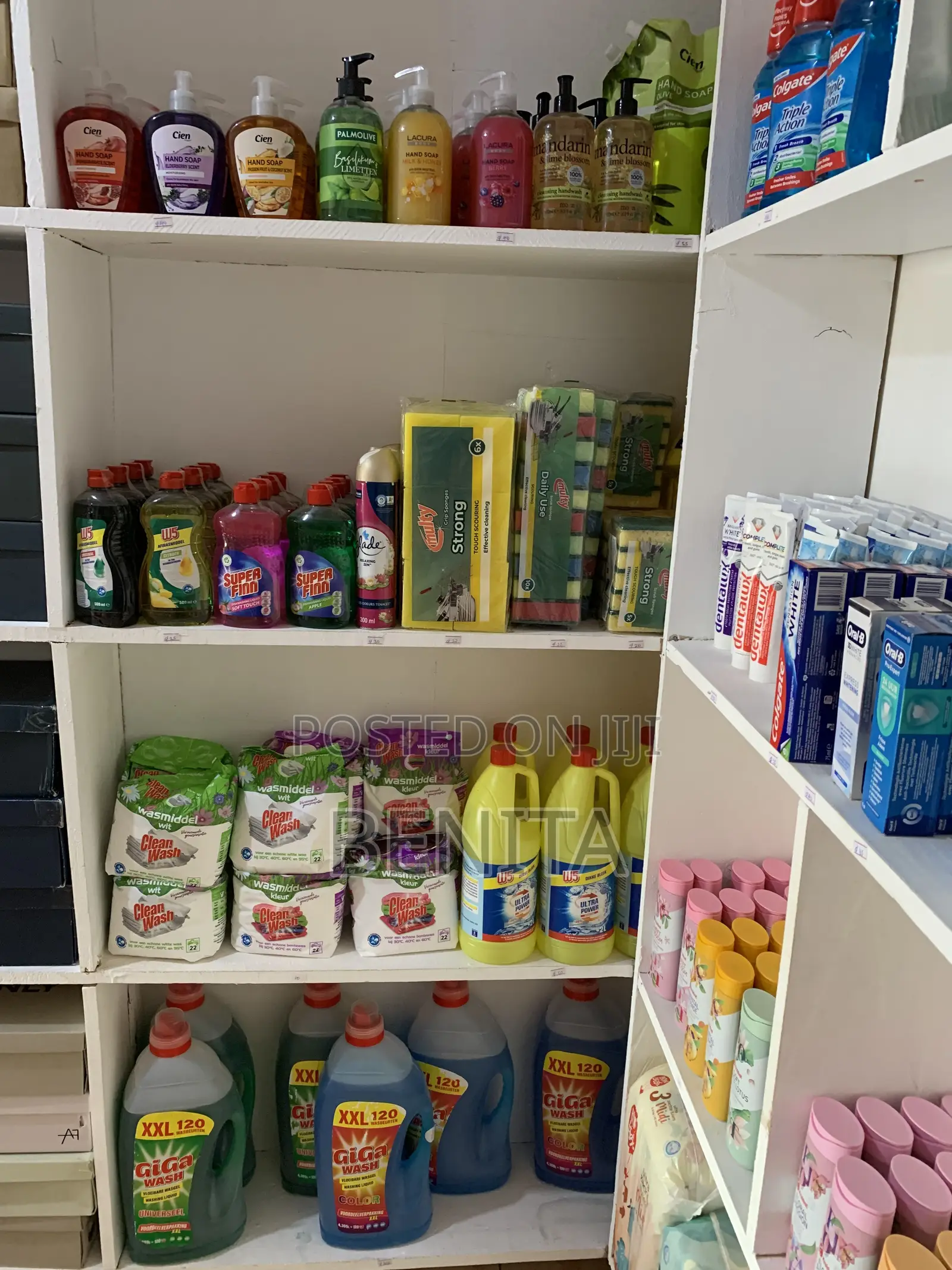 Palmolive and Dove