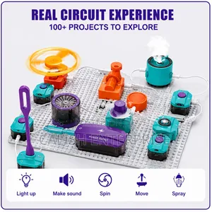 45pcs Electronic Circuit Stem Learning Kit – 100 Circuit Gameplay