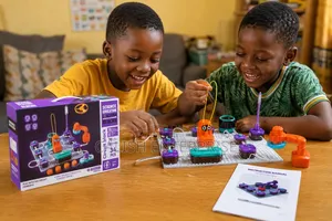 🧠 34PCS Electronic Circuit Learning Kit – 70+ Projects for Kids