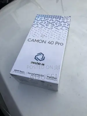 New Tecno Camon 40 Pro 5G 256 GB Black