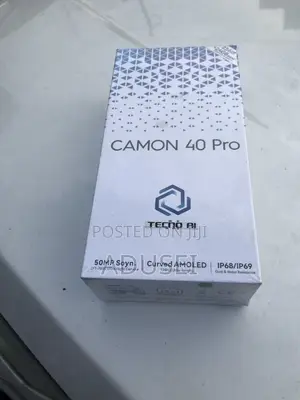 New Tecno Camon 40 Pro 5G 256 GB Black