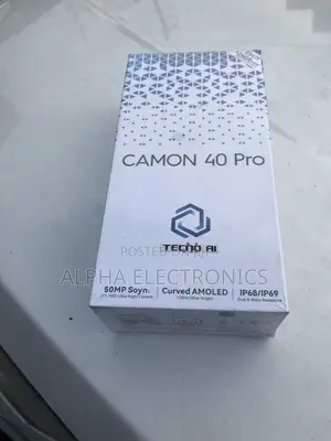 New Tecno Camon 40 Pro 5G 256 GB Black