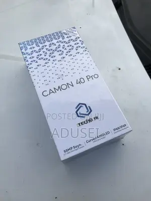 New Tecno Camon 40 Pro 5G 256 GB Black