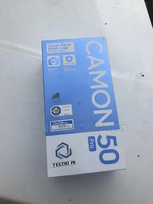 New Tecno Camon 50 Pro 256 GB Black