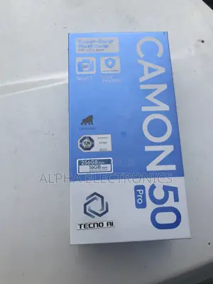 New Tecno Camon 50 Pro 256 GB Black
