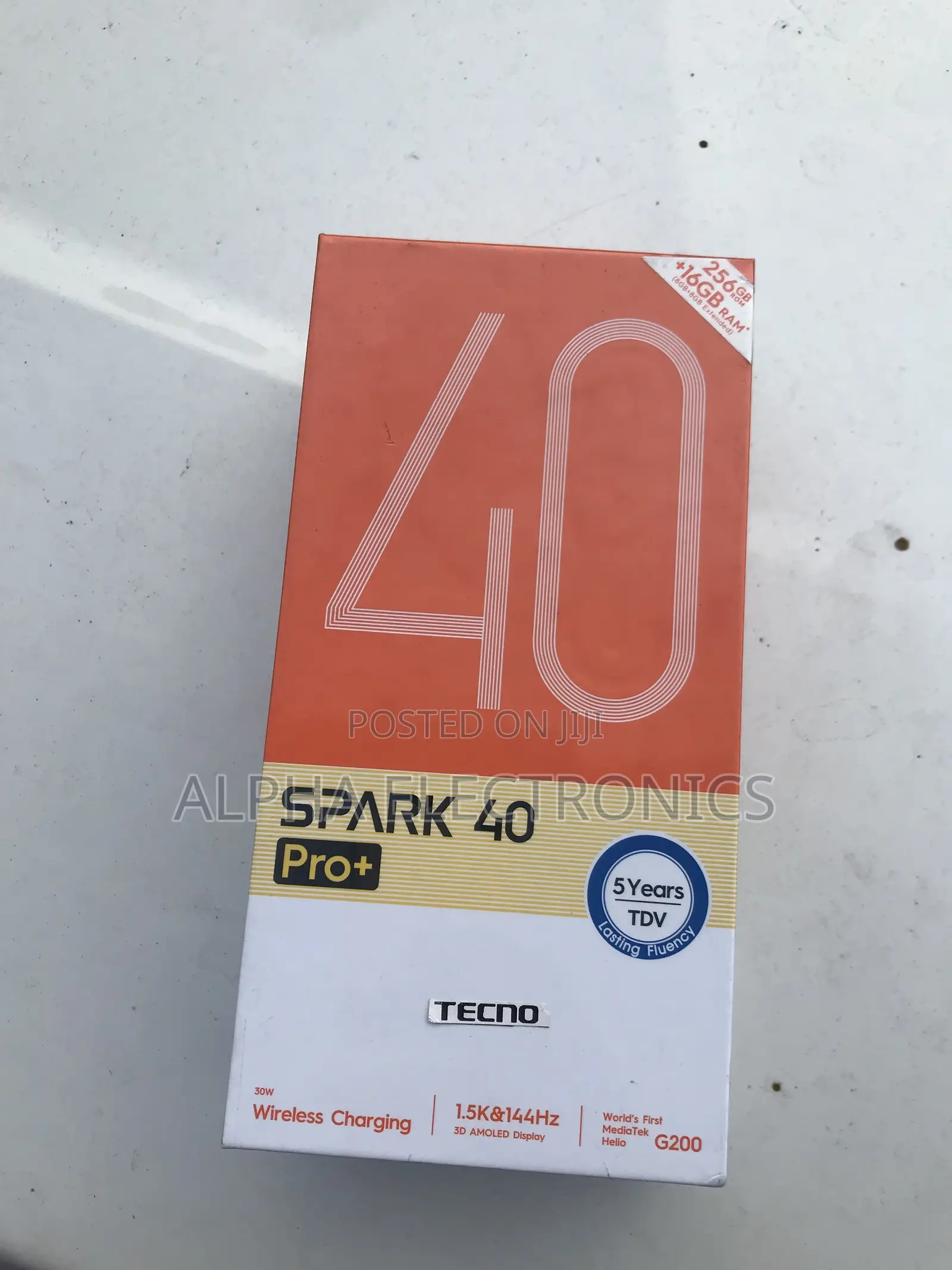 New Tecno Spark 40 Pro+ 256 GB Black