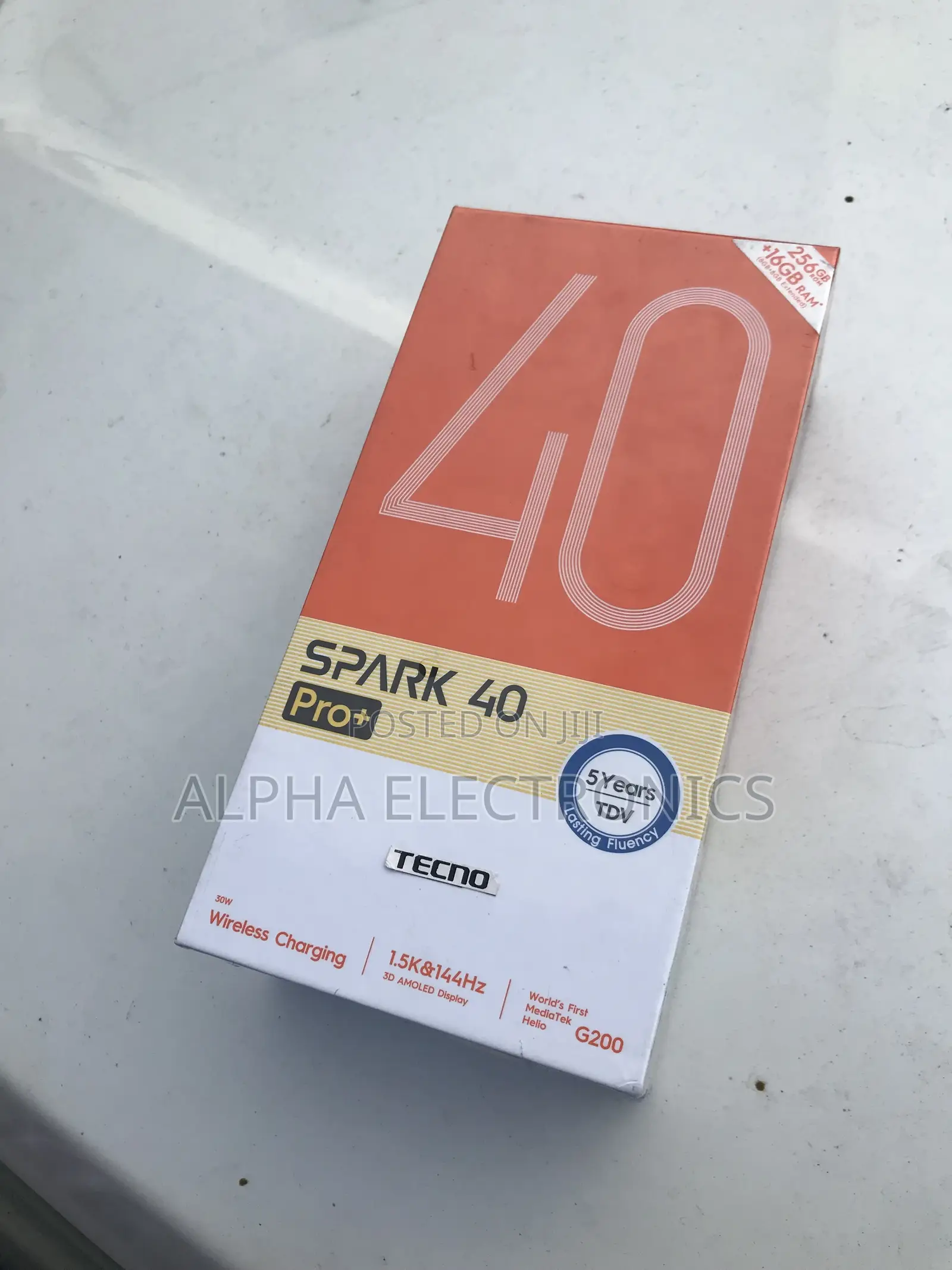 New Tecno Spark 40 Pro+ 256 GB Black