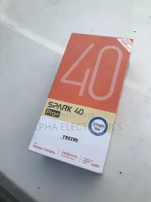 New Tecno Spark 40 Pro+ 256 GB Black