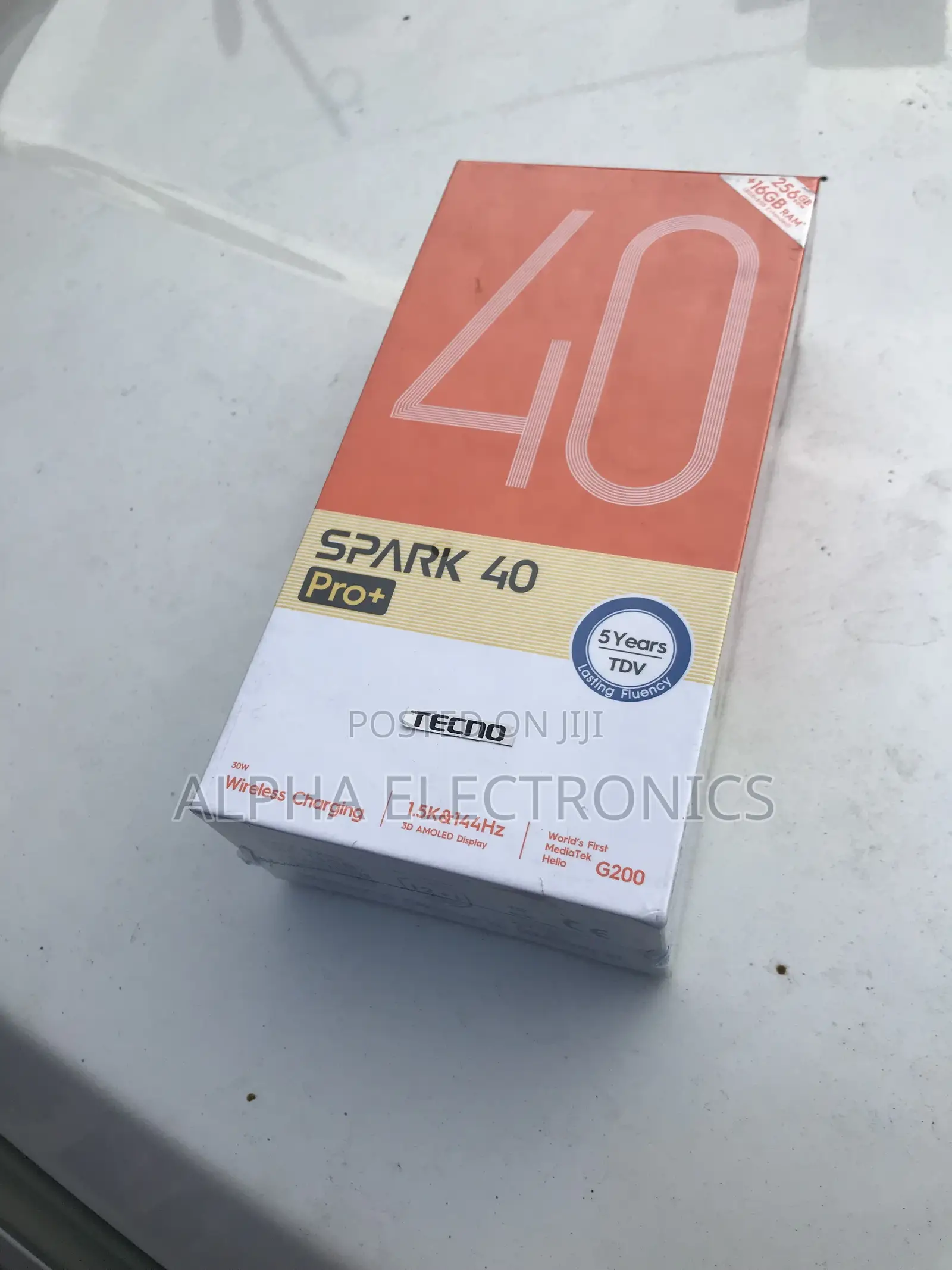New Tecno Spark 40 Pro+ 256 GB Black