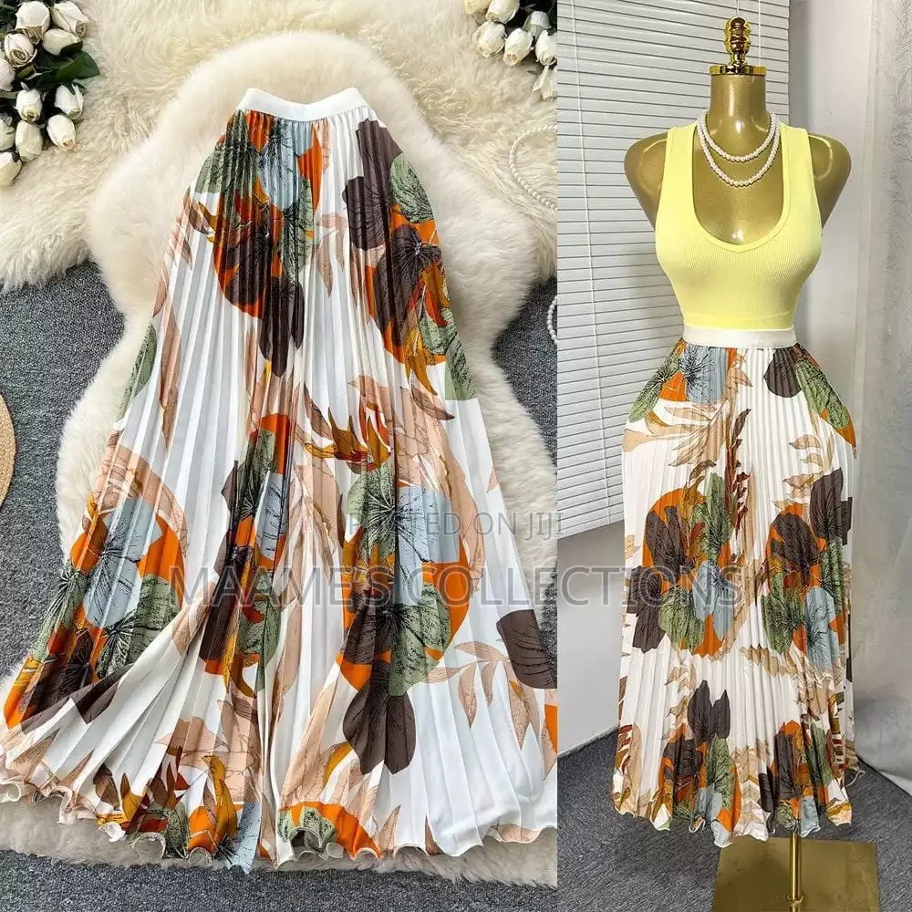 Women’s Pleated Maxi Skirt