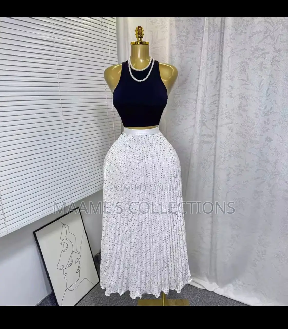 Women’s Pleated Maxi Skirt