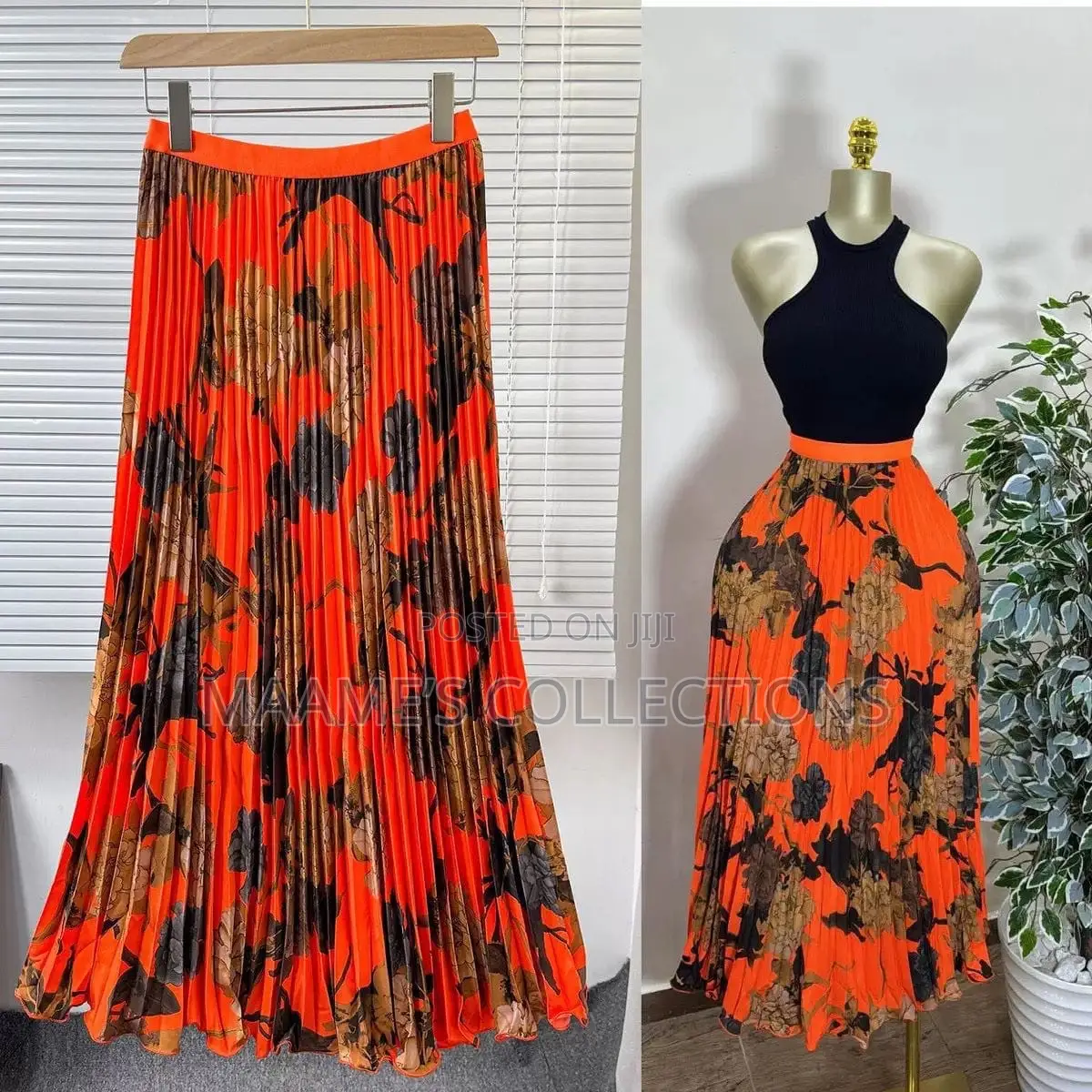 Women’s Pleated Maxi Skirt