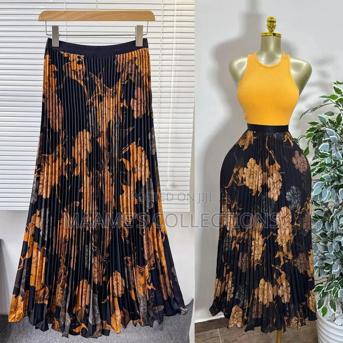 Women’s Pleated Maxi Skirt