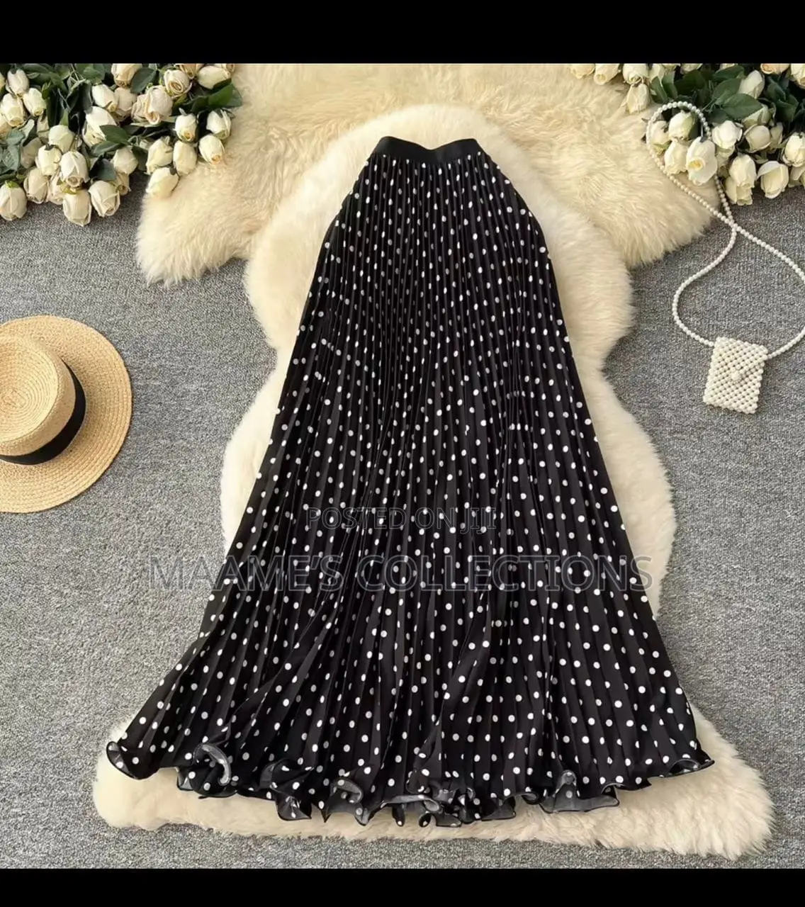 Women’s Pleated Maxi Skirt