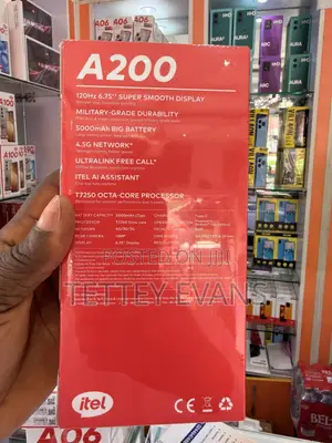 New Itel A200+ 128 GB Silver