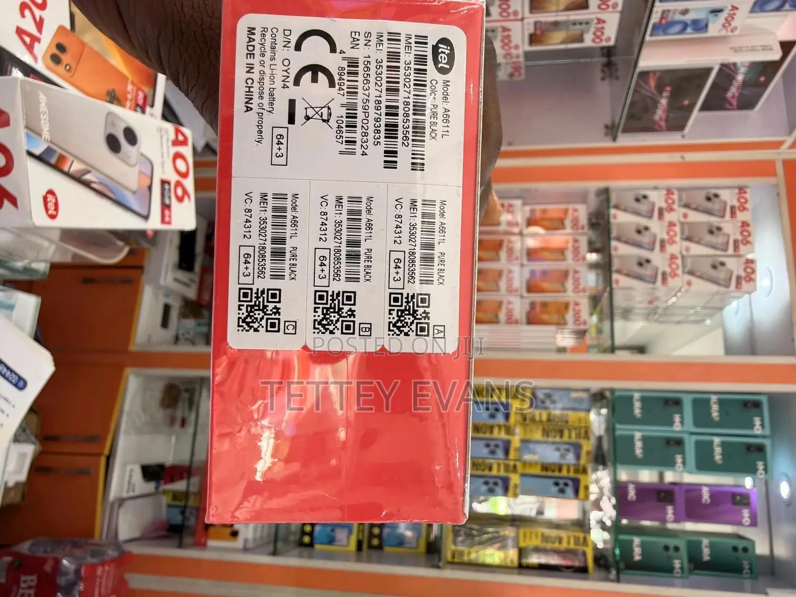 New Itel A100C 64 GB Blue