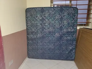 African Queen Bed,Mattress, Side Table-Relocation Sale.