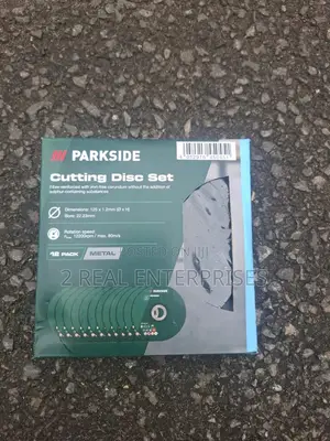 Parkside Cutting Disc Set 12 Pack Metal 125mm Brand New, Sealed