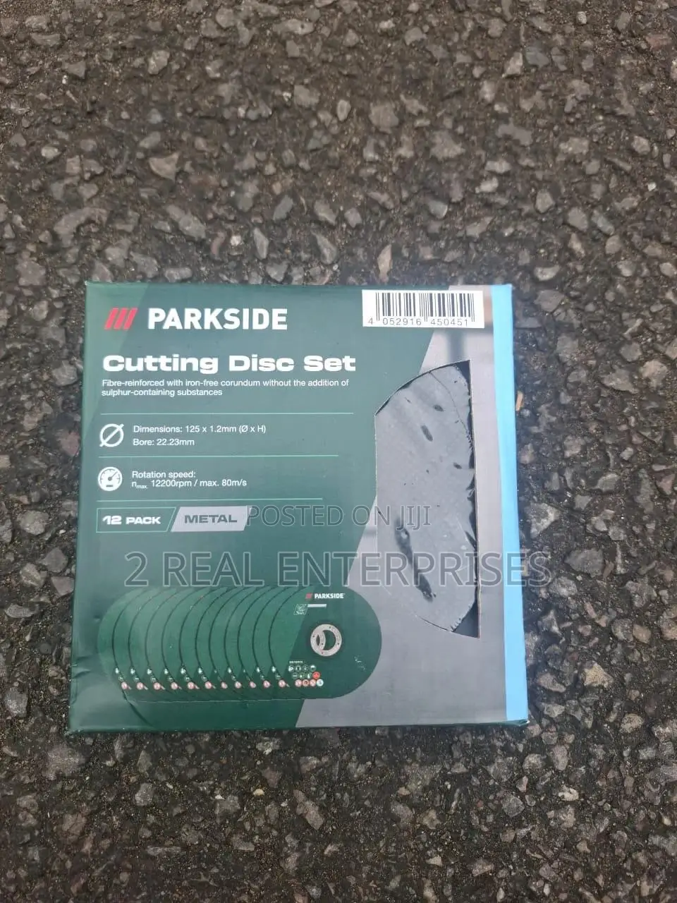 Parkside Cutting Disc Set 12 Pack Metal 125mm Brand New, Sealed