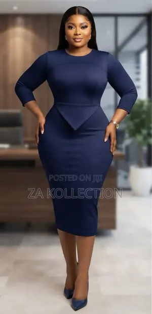 Ladies Body Fitted Office Dress