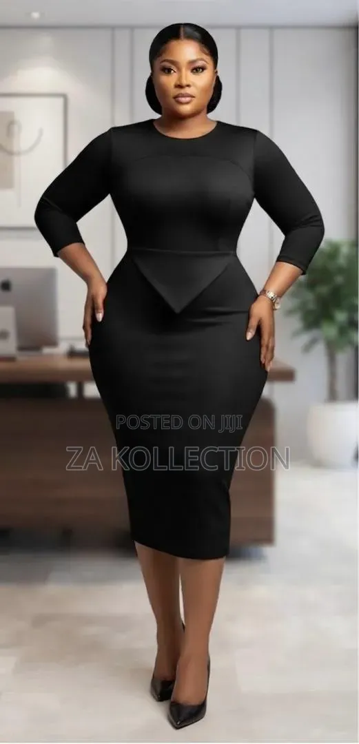 Ladies Body Fitted Office Dress