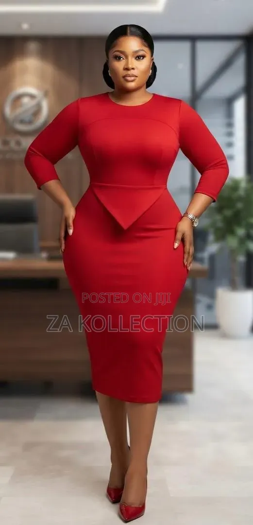 Ladies Body Fitted Office Dress
