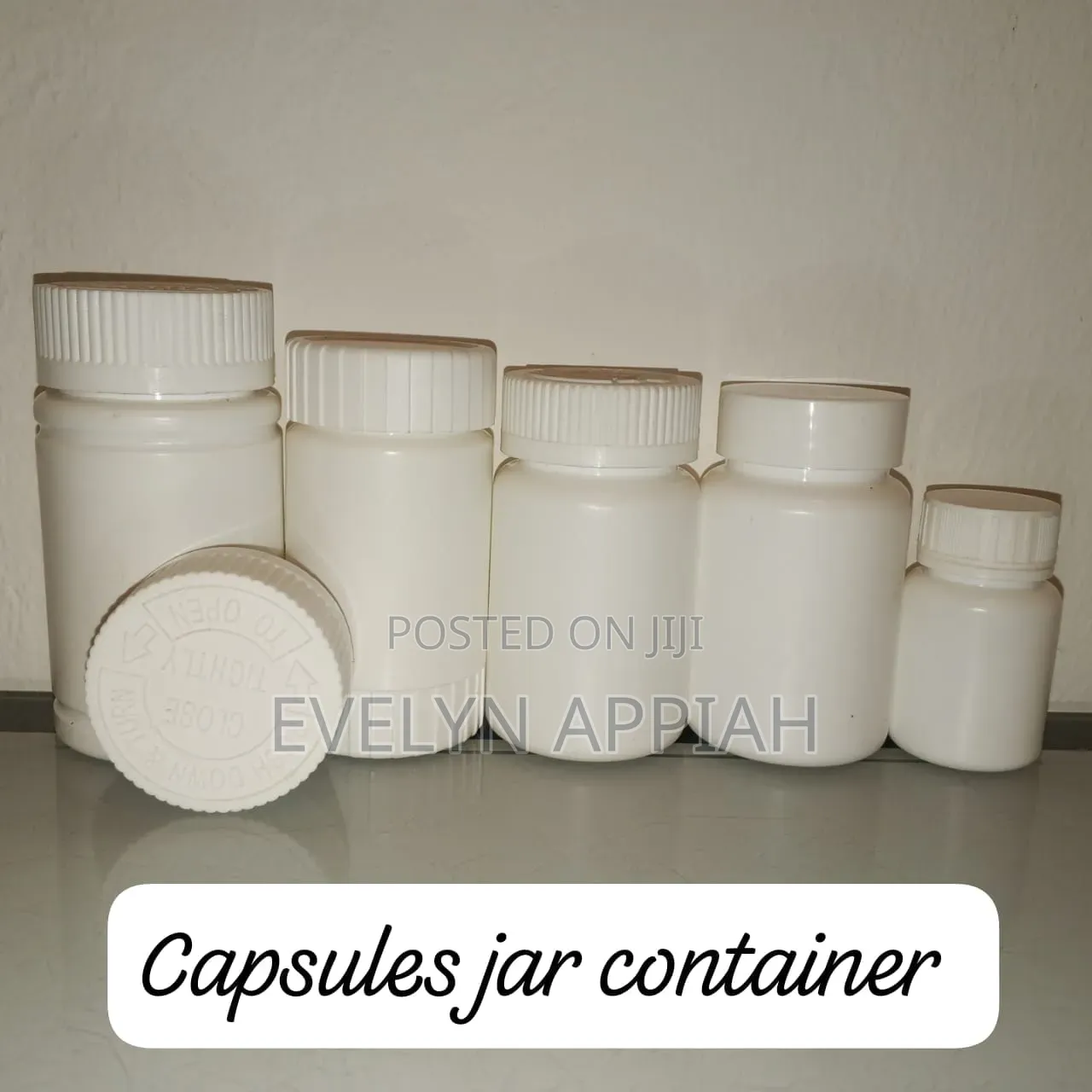 100ml Bamboo Capsules Container