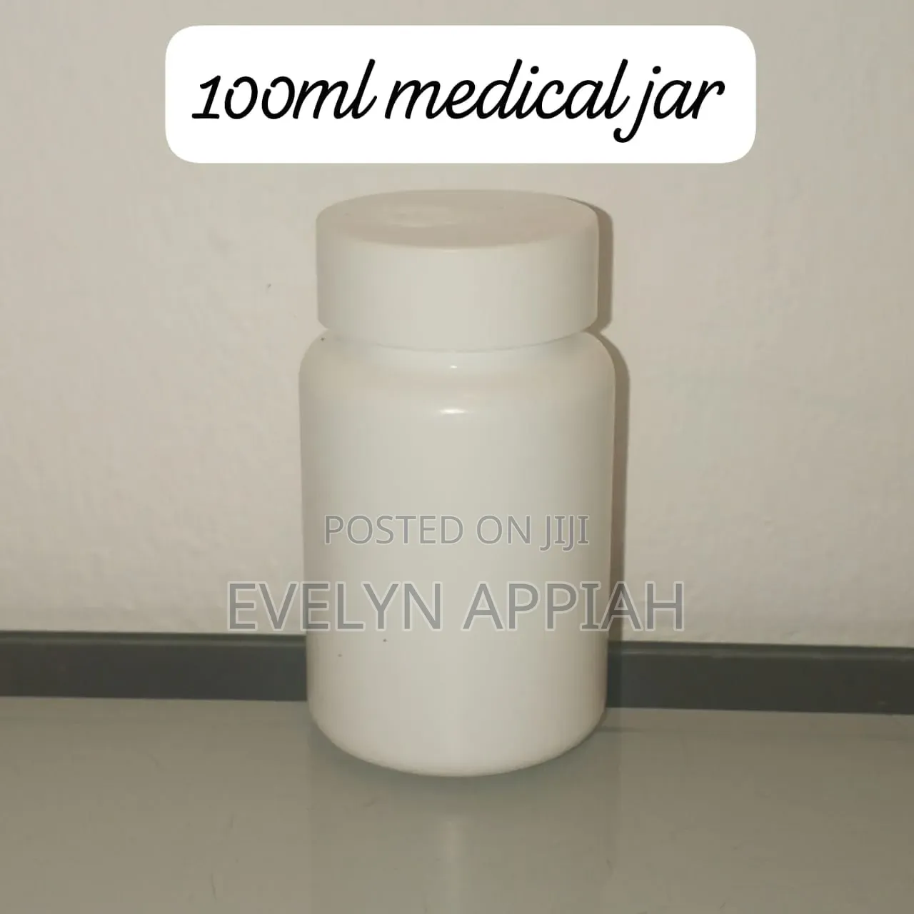 100ml Bamboo Capsules Container