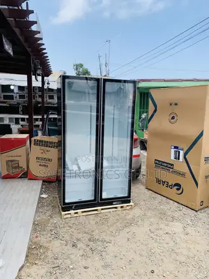 Accurate PVC-801-27AA Pearl 690-Liter 2Door Glass Display Fridge