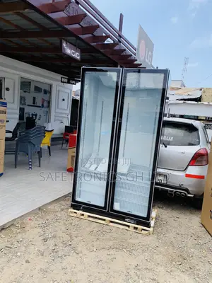 Premium PVC-801-27AA Pearl 690-Liter 2Door Glass Display Fridge