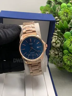 Gold-Tone Casio Analog Watch