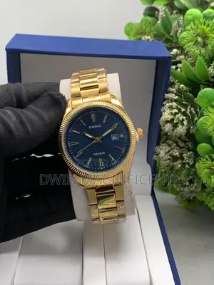 Gold-Tone Casio Analog Watch