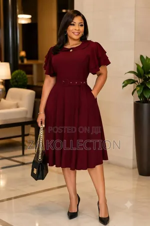Fashion Flare Ladies Office Dress
