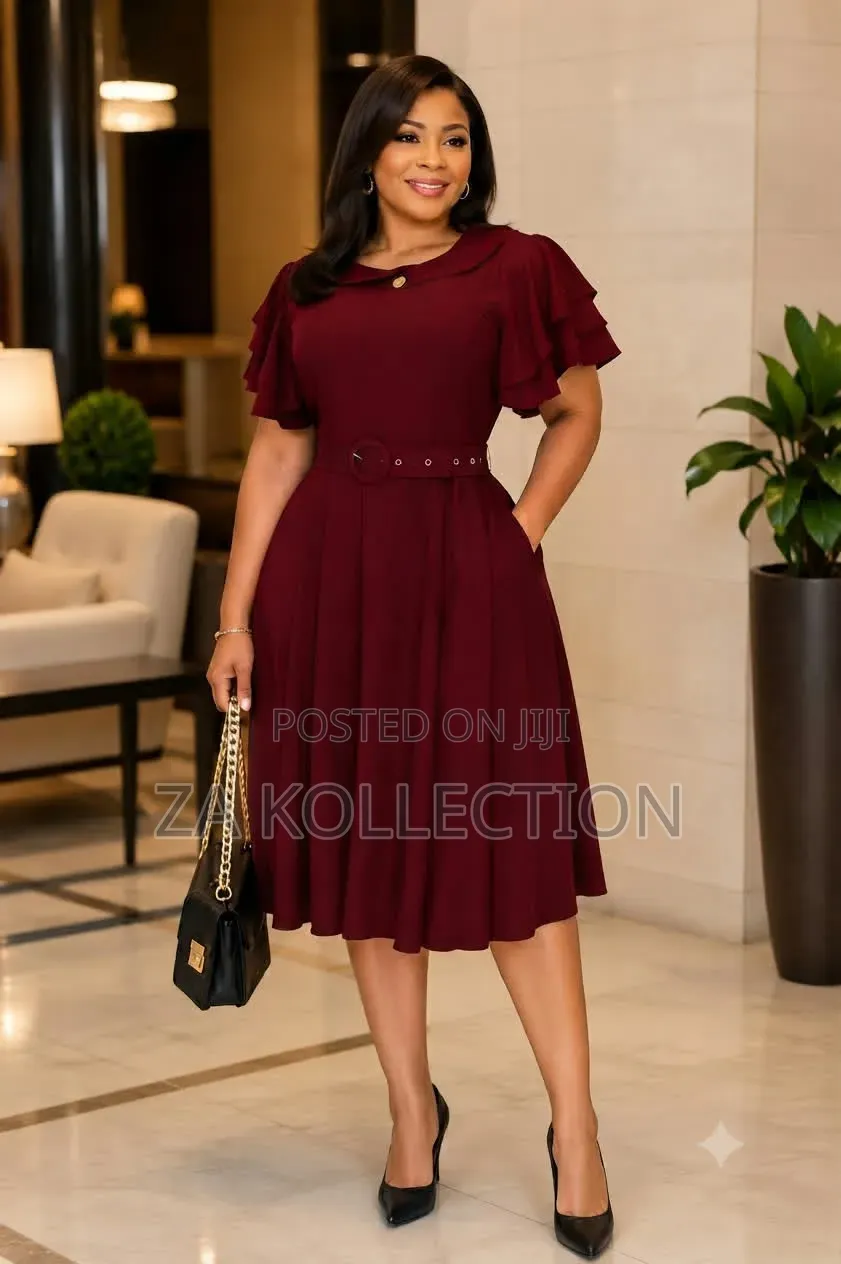 Fashion Flare Ladies Office Dress