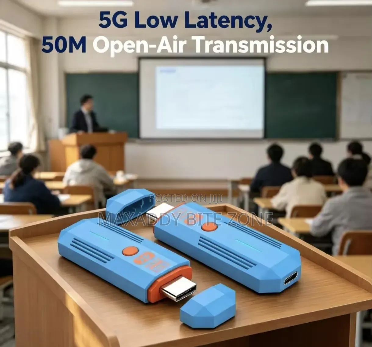 50M 4K 30Hz Wireless HDMI-Compatible Transmitter Receiver 5G No WiFi